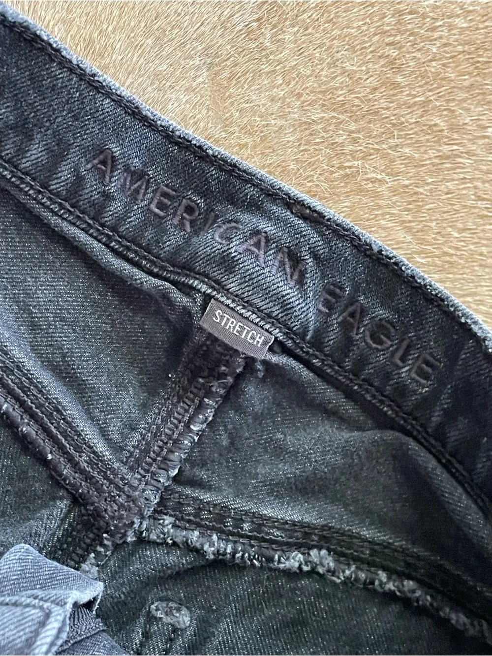 Black Denim Shorts